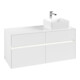 V&B Waschtischunterschrank Collaro 120x54,8x50cm, WT r, LED 8,8 W, wh. ma-3
