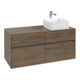 V&B Waschtischunterschrank Collaro 120x54,8x50cm, WT rechts, Arizona Oak-1