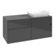 V&B Waschtischunterschrank Collaro 120x54,8x50cm, WT rechts, glossy grey-3