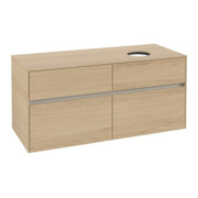 V&B Waschtischunterschrank Collaro 120x54,8x50cm, WT rechts, Nordic Oak-3