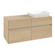 V&B Waschtischunterschrank Collaro 120x54,8x50cm, WT rechts, nordic oak