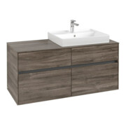 V&B Waschtischunterschrank Collaro 120x54,8x50cm, WT rechts, stone oak-4