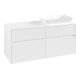 V&B Waschtischunterschrank Collaro 120x54,8x50cm, WT rechts, white matt-1