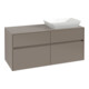 V&B Waschtischunterschrank Collaro 120x54,8x50cm, WT rechts, white oak-1