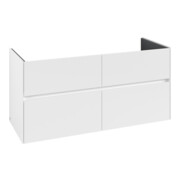 V&B Waschtischunterschrank Collaro 126,1x61x48cm, WT mittig, white matt-3