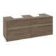 V&B Waschtischunterschrank Collaro 140x54,8x50cm, f 2 WT, LED 10 W, Ar Oa-3