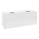 V&B Waschtischunterschrank Collaro 140x54,8x50cm, f 2 WT, LED 10 W, glo wh.-3