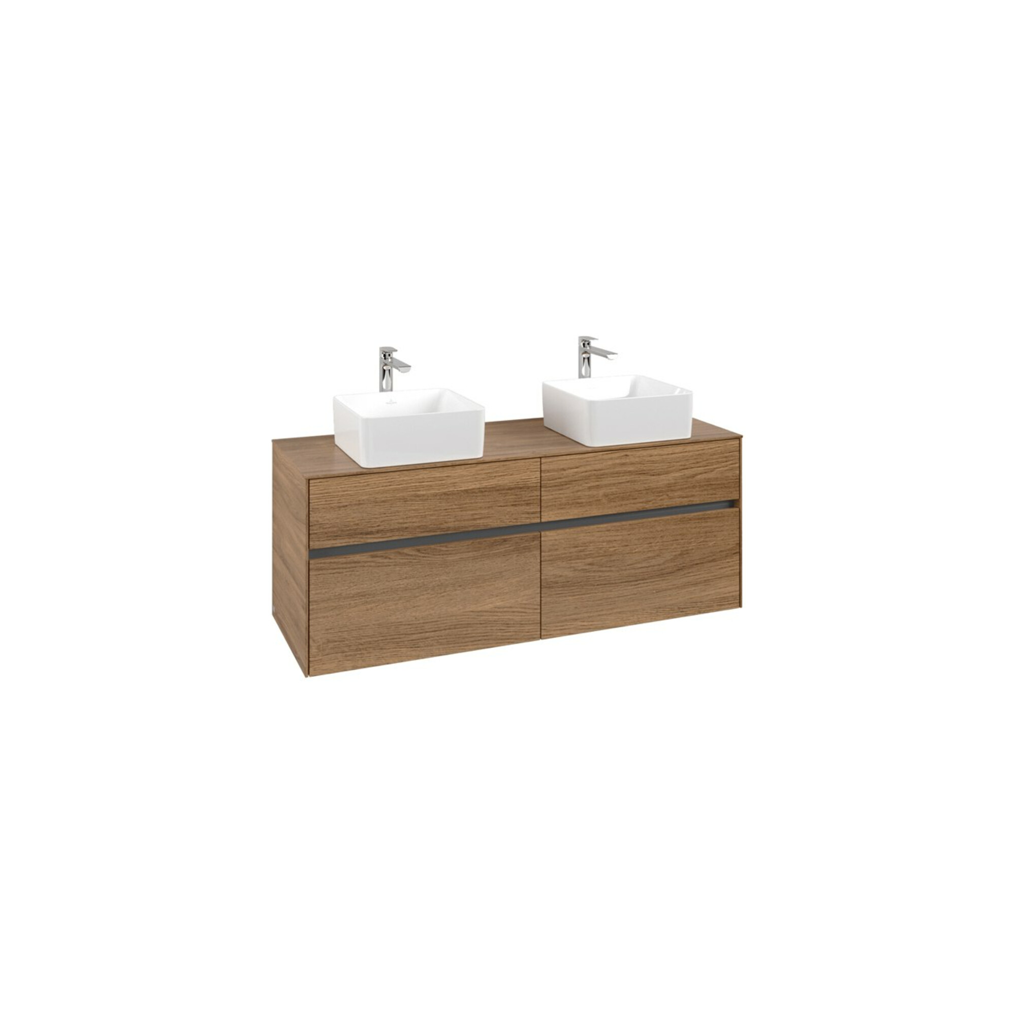 V&B Waschtischunterschrank Collaro 140x54,8x50cm, f 2 WT, LED 10 W, Kan Oa ; Villeroy & Boch