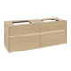 V&B Waschtischunterschrank Collaro 140x54,8x50cm, f 2 WT, LED 10 W, Nord Oa-1