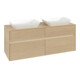 V&B Waschtischunterschrank Collaro 140x54,8x50cm, f 2 WT, LED 10 W, Nord Oa-3
