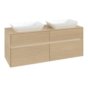 V&B Waschtischunterschrank Collaro 140x54,8x50cm, f 2 WT, LED 10 W, Nord Oa-3