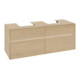 V&B Waschtischunterschrank Collaro 140x54,8x50cm, f 2 WT, LED 10 W, Nord Oa-1