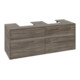 V&B Waschtischunterschrank Collaro 140x54,8x50cm, f 2 WT, LED 10 W, st. Oa-3