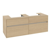 V&B Waschtischunterschrank Collaro 140x54,8x50cm, f 2 WT, nordic oak