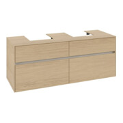 V&B Waschtischunterschrank Collaro 140x54,8x50cm, f 2 WT, nordic oak