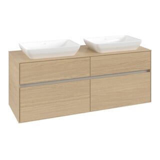 V&B Waschtischunterschrank Collaro 140x54,8x50cm, f 2 WT, nordic oak