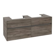 V&B Waschtischunterschrank Collaro 140x54,8x50cm, f 2 WT, stone oak-3
