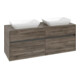 V&B Waschtischunterschrank Collaro 140x54,8x50cm, f 2 WT, stone oak-3