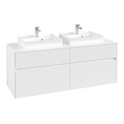 V&B Waschtischunterschrank Collaro 140x54,8x50cm, f 2 WT, white matt-3