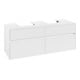 V&B Waschtischunterschrank Collaro 140x54,8x50cm, f 2 WT, white matt-3