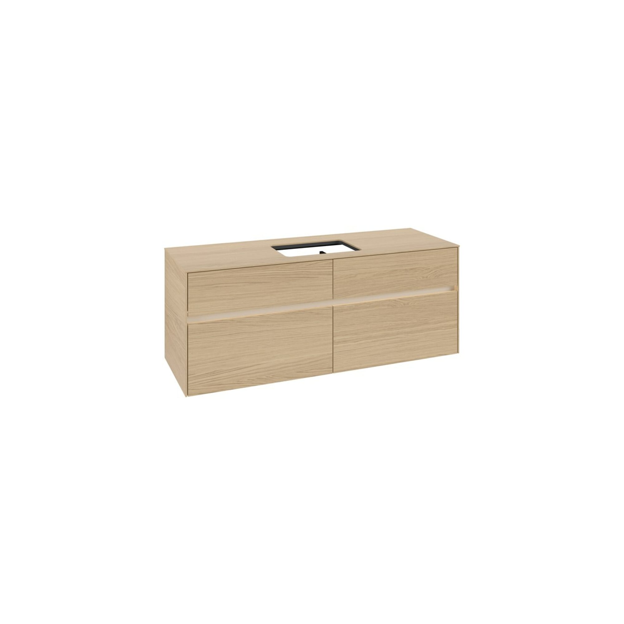 V&B Waschtischunterschrank Collaro 140x54,8x50cm, f WT mi, LED 10W, Nord Oa ; Villeroy & Boch