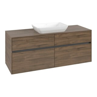 V&B Waschtischunterschrank Collaro 140x54,8x50cm, f WT mittig, arizona oak