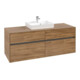 V&B Waschtischunterschrank Collaro 140x54,8x50cm, f WT mittig, kansas oak-1