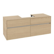 V&B Waschtischunterschrank Collaro 140x54,8x50cm, f WT mittig, nordic oak-4