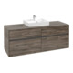 V&B Waschtischunterschrank Collaro 140x54,8x50cm, f WT mittig, stone oak-3