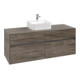 V&B Waschtischunterschrank Collaro 140x54,8x50cm, f WT mittig, stone oak-1
