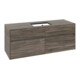 V&B Waschtischunterschrank Collaro 140x54,8x50cm, f WT mittig, stone oak