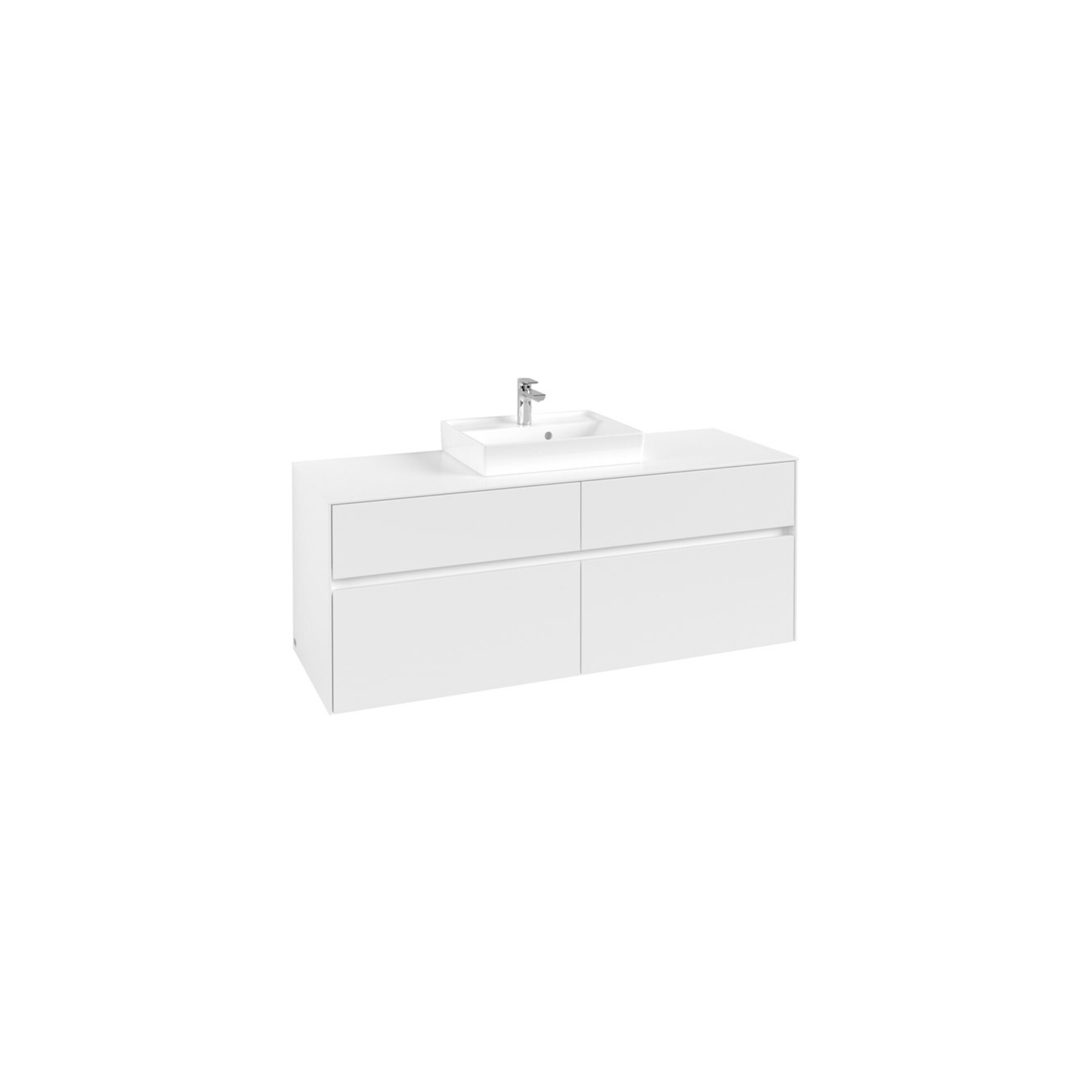 V&B Waschtischunterschrank Collaro 140x54,8x50cm, f WT mittig, white matt ; Villeroy & Boch
