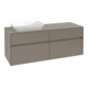 V&B Waschtischunterschrank Collaro 140x54,8x50cm, Waschtisch links, taupe-1