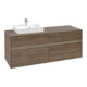 V&B Waschtischunterschrank Collaro 140x54,8x50cm, WT l, LED 10W, Ariz. Oa-1