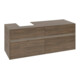 V&B Waschtischunterschrank Collaro 140x54,8x50cm, WT l, LED 10W, Ariz. Oa-1