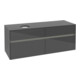 V&B Waschtischunterschrank Collaro 140x54,8x50cm, WT l, LED 10W, glo Gr-3