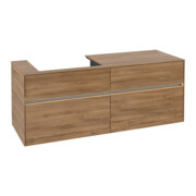 V&B Waschtischunterschrank Collaro 140x54,8x50cm, WT l, LED 10W, Kan Oa