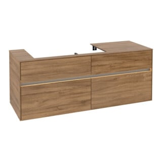 V&B Waschtischunterschrank Collaro 140x54,8x50cm, WT l, LED 10W, Kan Oa