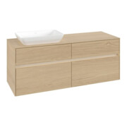 V&B Waschtischunterschrank Collaro 140x54,8x50cm, WT l, LED 10W, Nord Oa