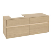 V&B Waschtischunterschrank Collaro 140x54,8x50cm, WT l, LED 10W, Nord Oa