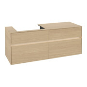 V&B Waschtischunterschrank Collaro 140x54,8x50cm, WT l, LED 10W, Nord Oa