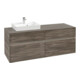 V&B Waschtischunterschrank Collaro 140x54,8x50cm, WT l, LED 10W, st. Oa-1