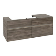 V&B Waschtischunterschrank Collaro 140x54,8x50cm, WT l, LED 10W, st. Oa-4