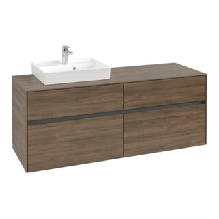 V&B Waschtischunterschrank Collaro 140x54,8x50cm, WT links, arizona oak