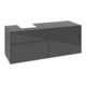 V&B Waschtischunterschrank Collaro 140x54,8x50cm, WT links, glossy grey-4