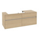 V&B Waschtischunterschrank Collaro 140x54,8x50cm, WT links, nordic oak