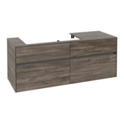 V&B Waschtischunterschrank Collaro 140x54,8x50cm, WT links, stone oak-3