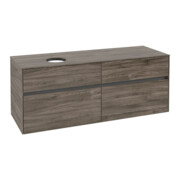 V&B Waschtischunterschrank Collaro 140x54,8x50cm, WT links, stone oak