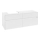 V&B Waschtischunterschrank Collaro 140x54,8x50cm, WT links, white matt