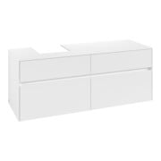 V&B Waschtischunterschrank Collaro 140x54,8x50cm, WT links, white matt